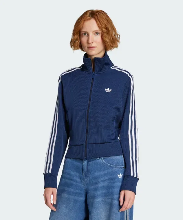 Тренировочная куртка Firebird из трикотажа, Adidas, ночной индиго