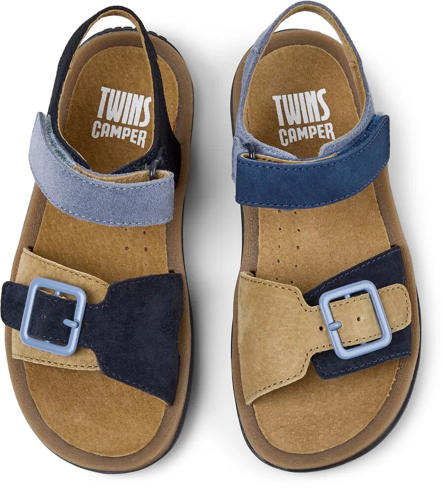 Сандалии CAMPER 'Bicho Kids Twins' синего цвета — фото 3