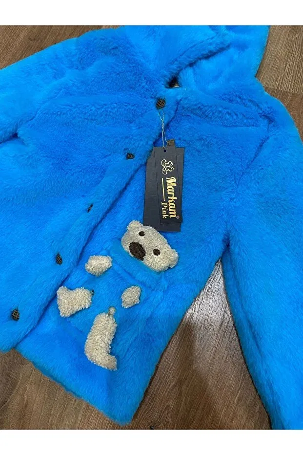 Детская куртка для девочек с длинным рукавом Markam Pink, Blue — фото 3