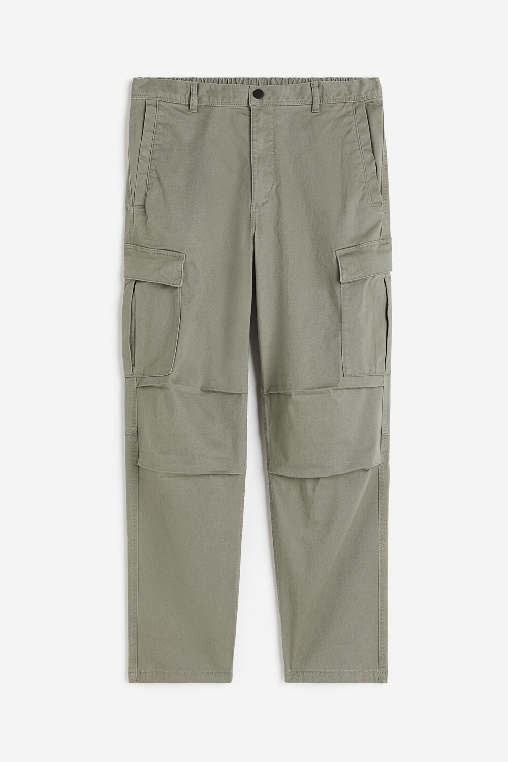 

Брюки H&M Regular Fit Cargo, зеленый