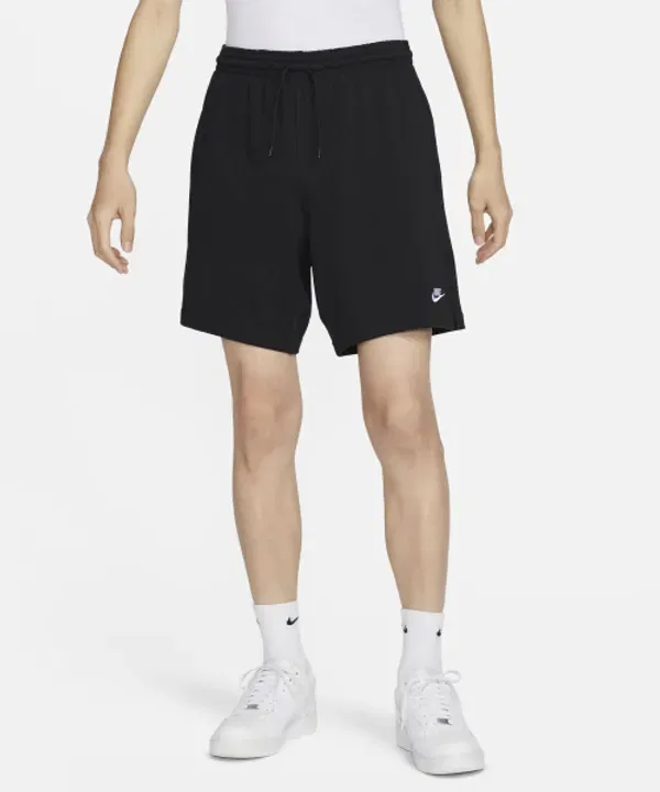 Шорты трикотажные Nike, черный, белый