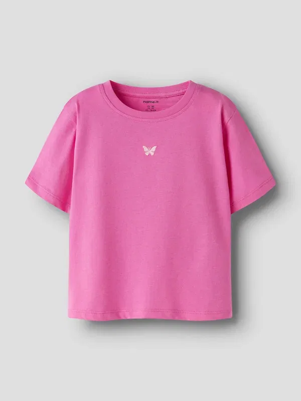 Комплект из 2 футболок с принтом, хлопок, Victoria 2 pack Name It Strawberry Moon, Pear Sorbet — фото 2