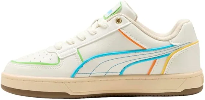 Детские кроссовки для мальчиков с шнуровкой Caven 2.0 PUMA, Off-White — фото 3