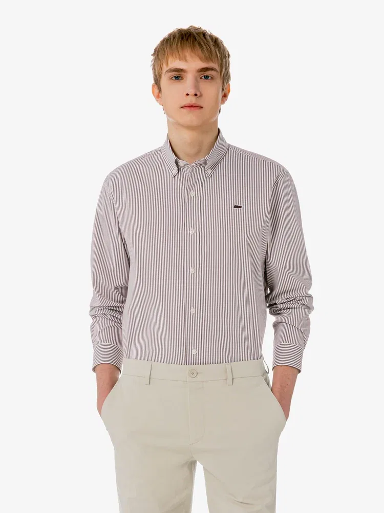 Рубашка с длинным рукавом поло LACOSTE, Antique Gold