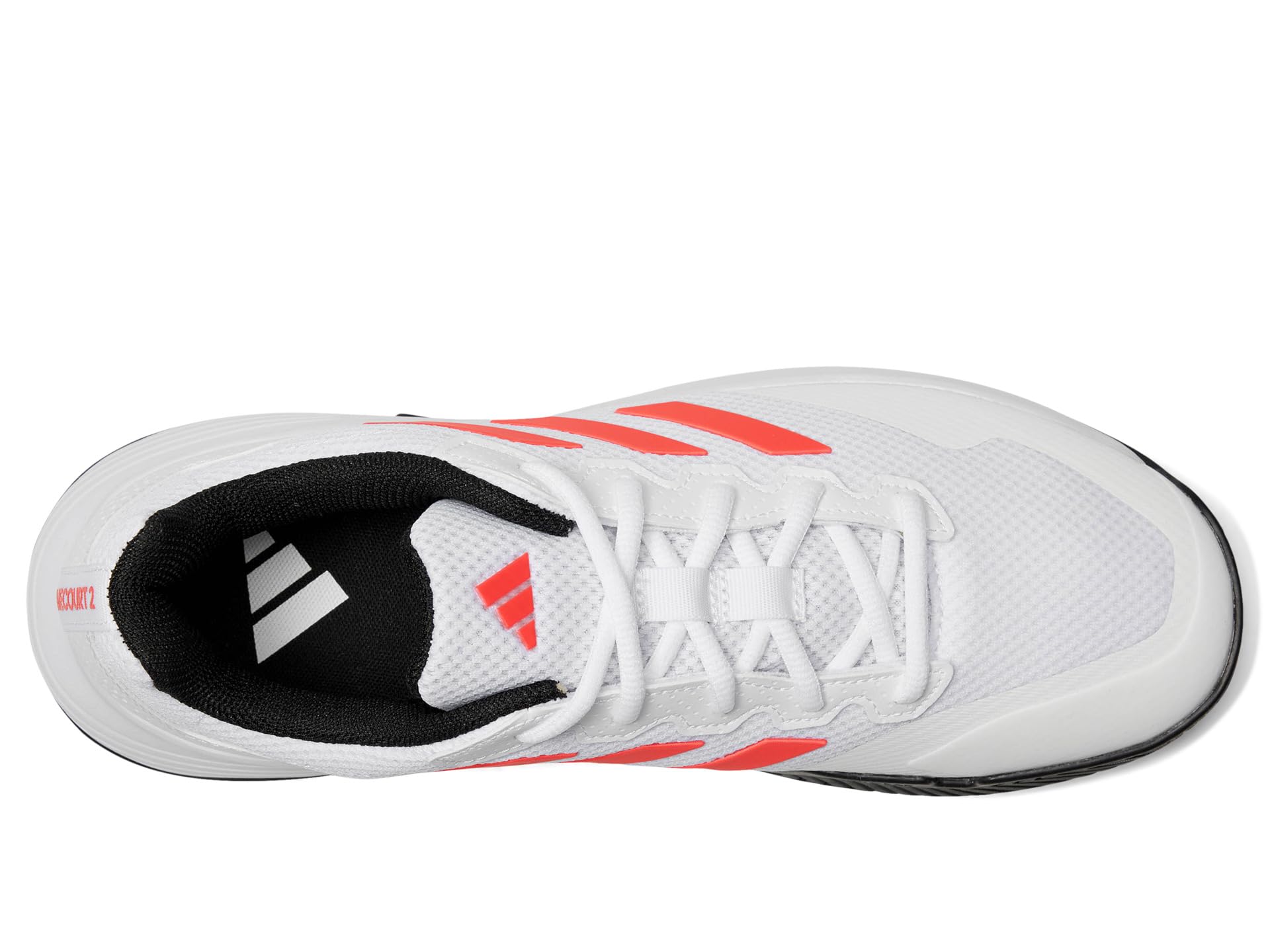Туфли adidas GameCourt 2, цвет White/Lucid Red/Black — фото 2