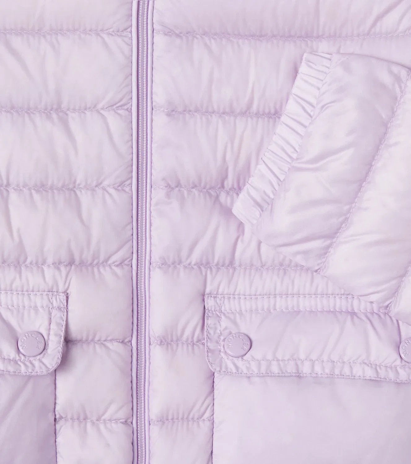 Стеганая пуховая куртка Lans Moncler Enfant, розовый — фото 3
