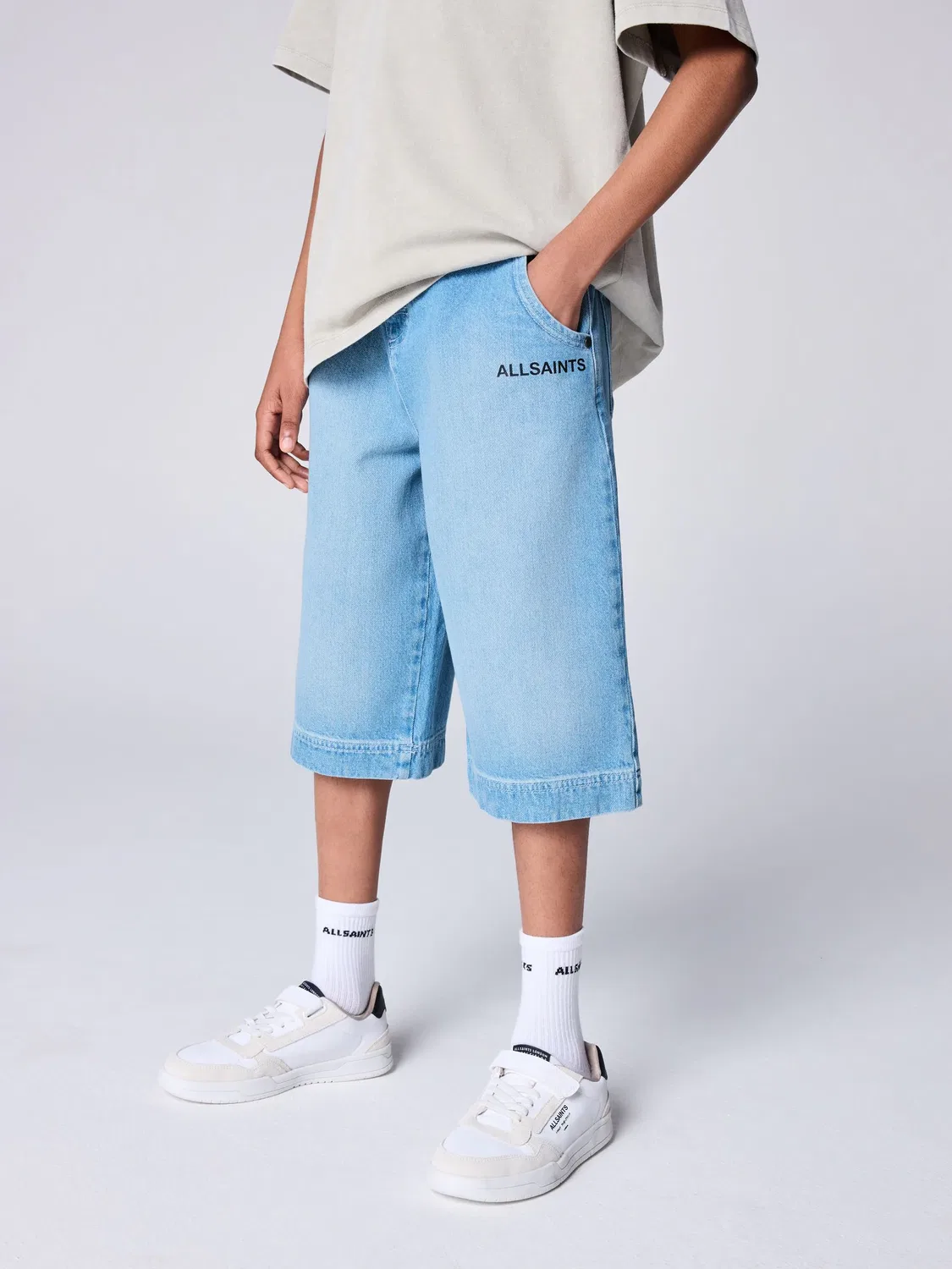 Шорты джинсовые smALLSAINTS Denim Jort, голубой — фото 2
