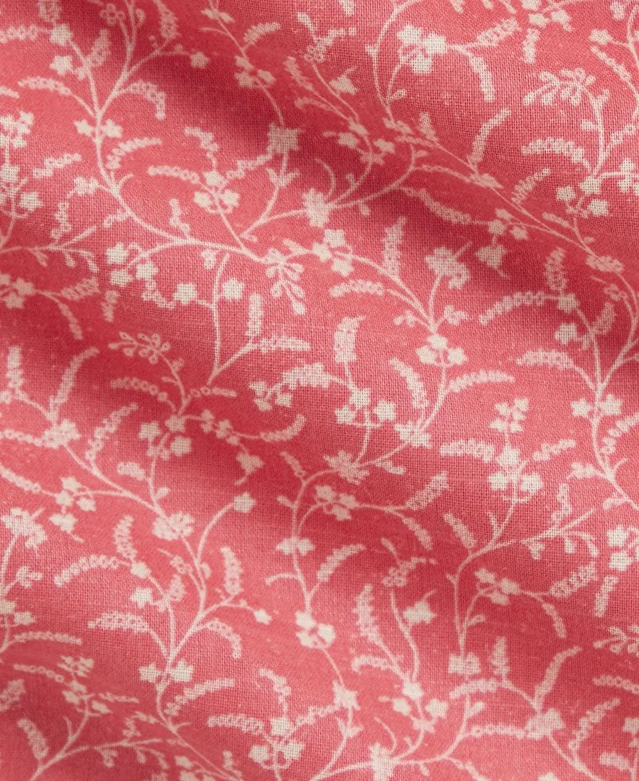 Платье-рубашка хлопковое с цветочным принтом, с кукольным боди Polo Ralph Lauren, Floral Pink — фото 3