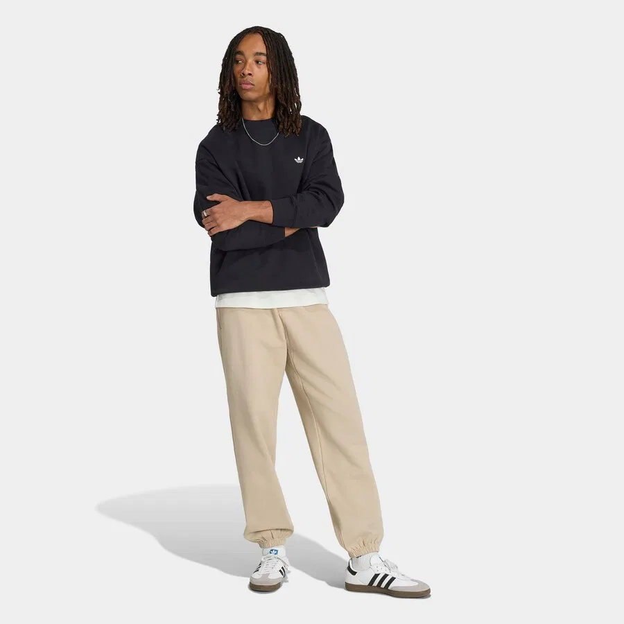 Зауженные брюки ADIDAS ORIGINALS бежевого цвета — фото 3