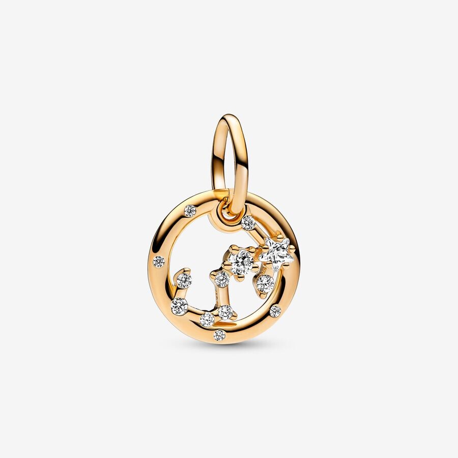

Шарм Pandora Scorpio Zodiac Dangle, золото