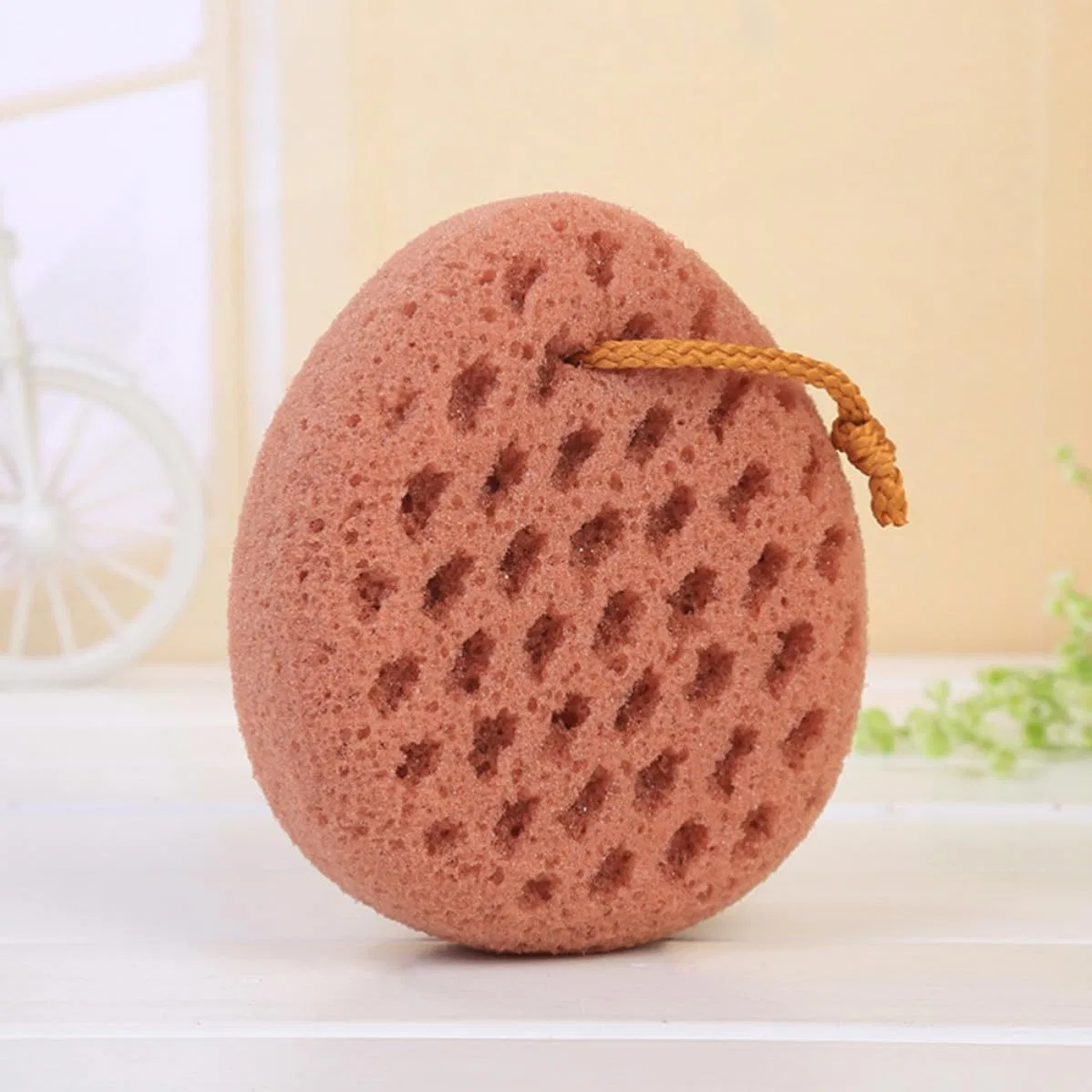 Спонж для тела из мягкой губки, 2 шт, WESIEVYA, 14x12x7 см — фото 3