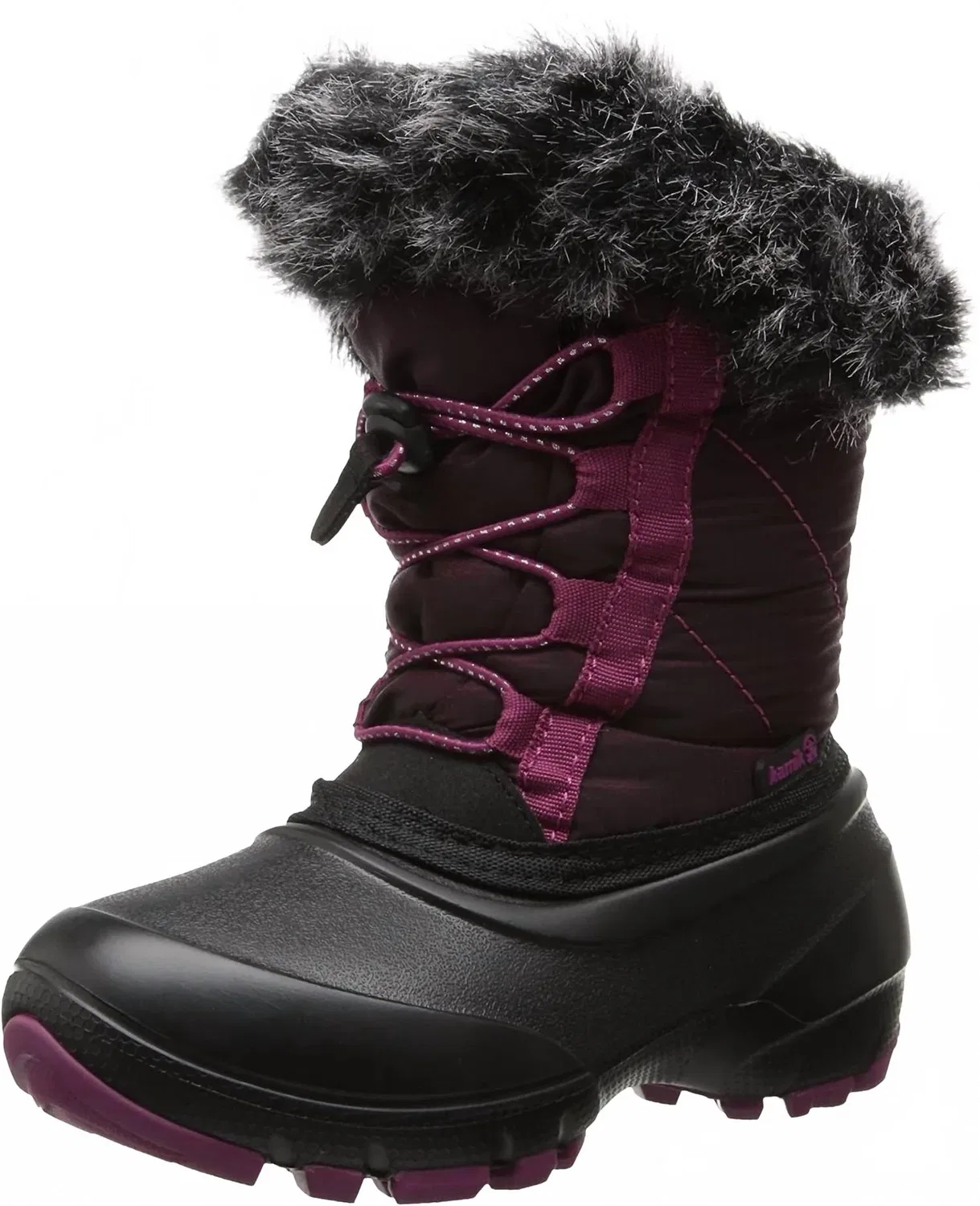 Детские зимние ботинки утепленные с сьемным вкладышем Empress Boot kamik, Berry — фото 3
