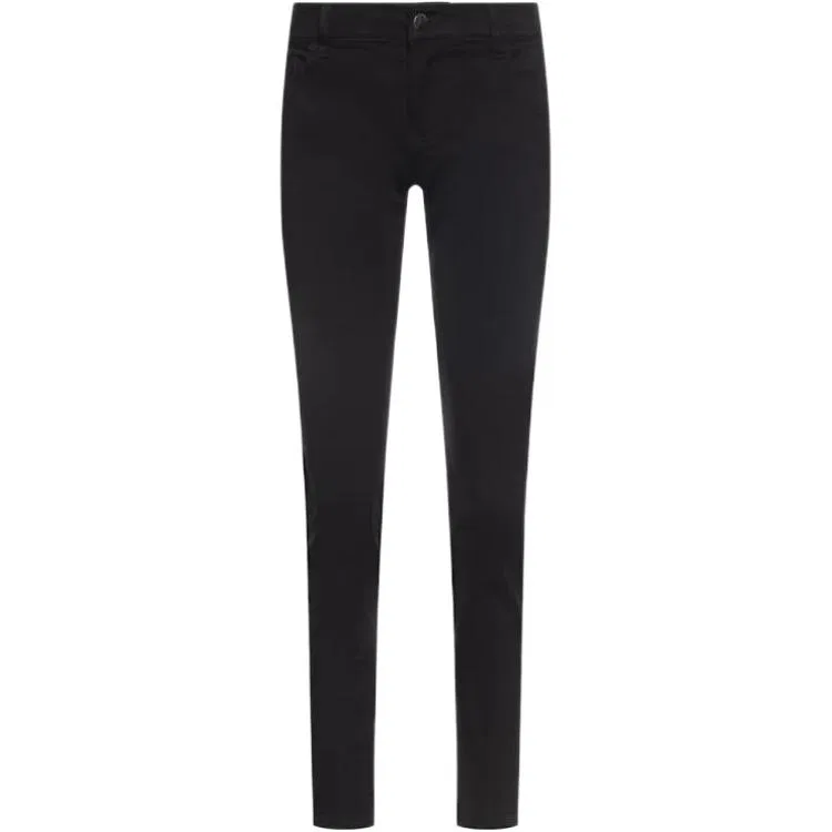 Женские джинсы умеренно-узкого кроя Emporio Armani, Black