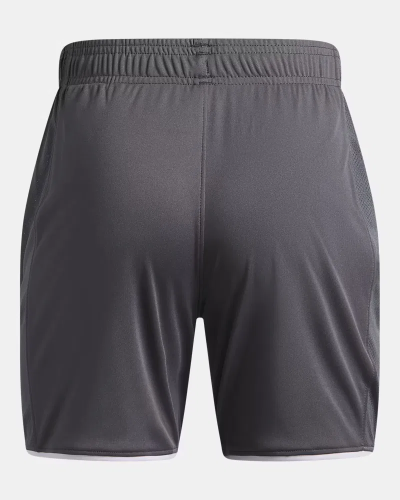 Шорты 15 см быстросохнущие из полиэстера UA Challenger Train UnderArmour, Castlerock/White — фото 2