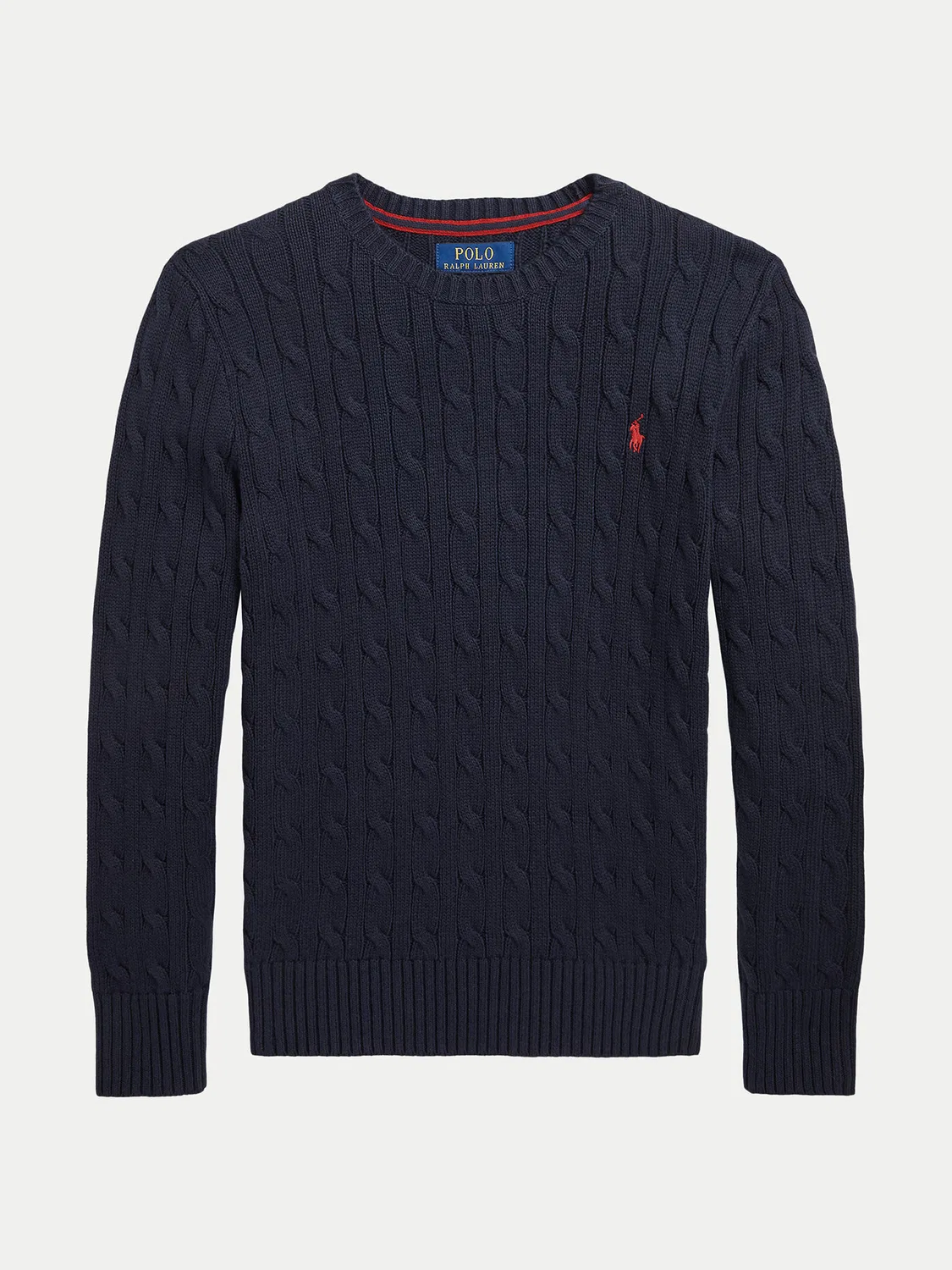 Пуловер стандартного кроя для мальчика Polo Ralph Lauren, темно-синий