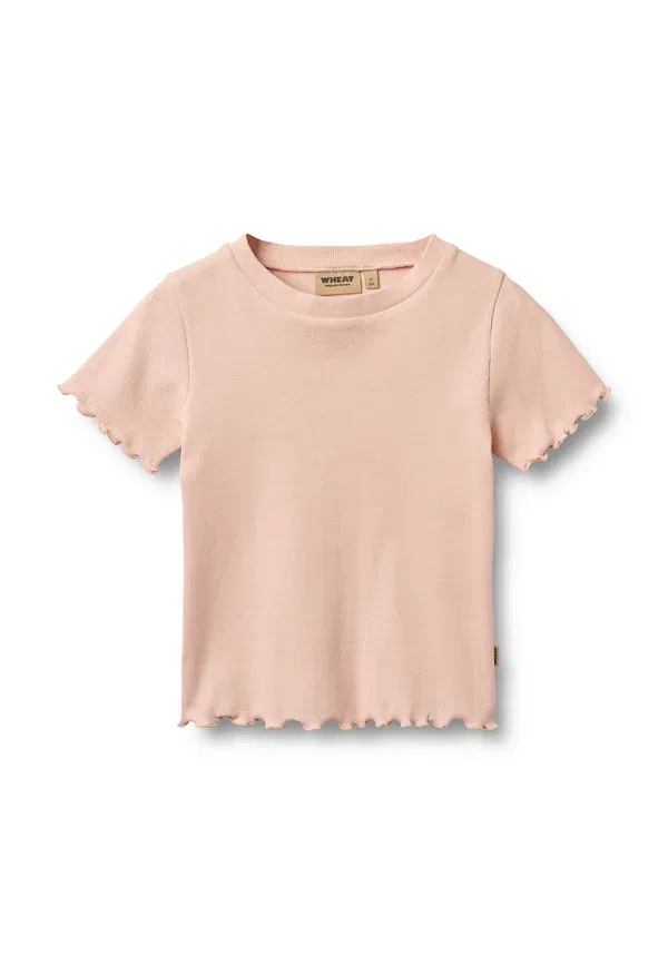 Футболка хлопковая Alicia Basic T-shirt Wheat, Ivory, слоновая кость — фото 4