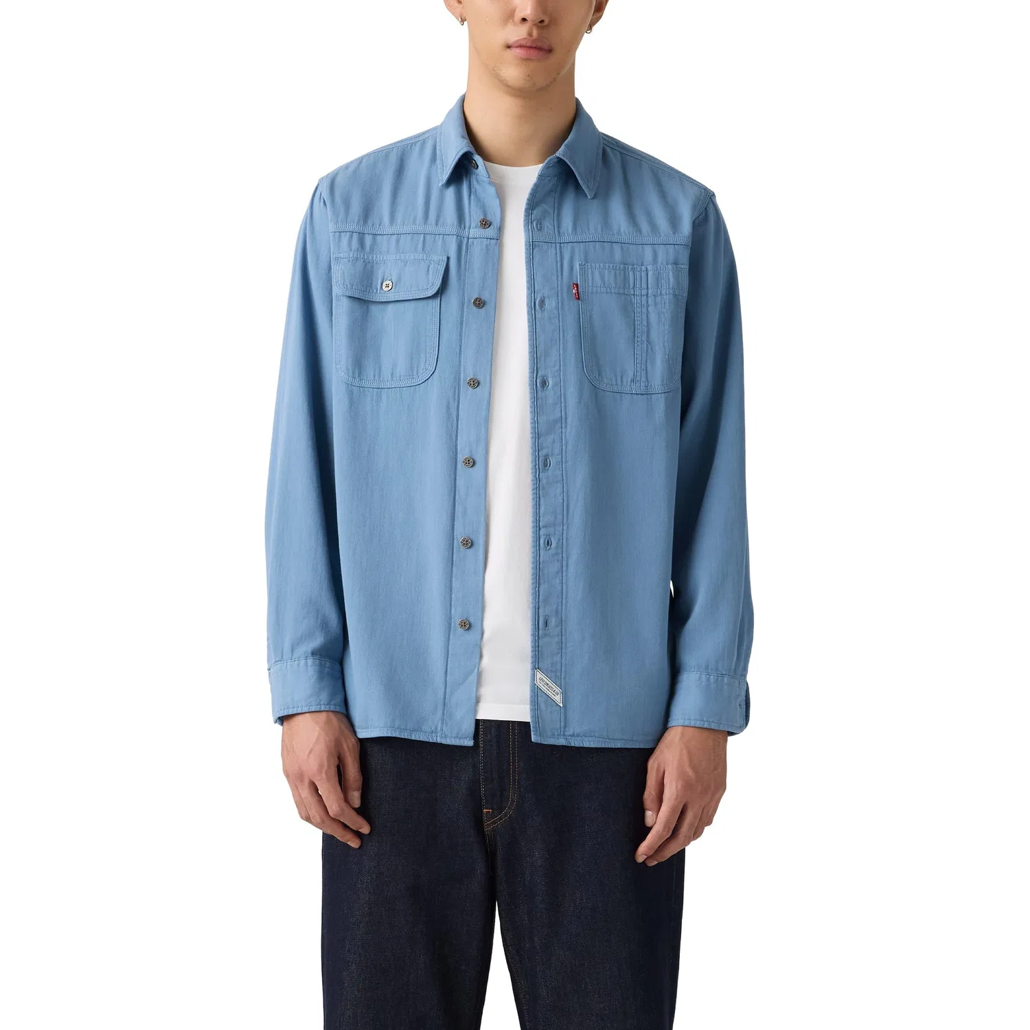 Мужская рубашка с длинным рукавом Auburn Worker Levi's, Blue Quiet Harbor Ga