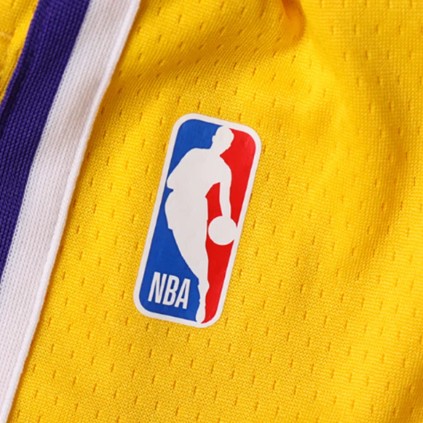 Детские шорты Nike Los Angeles Lakers Yellow — фото 4