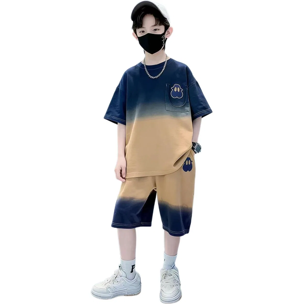 Детский спортивный комплект в стиле хип-хоп MADALLO, Navy Blue