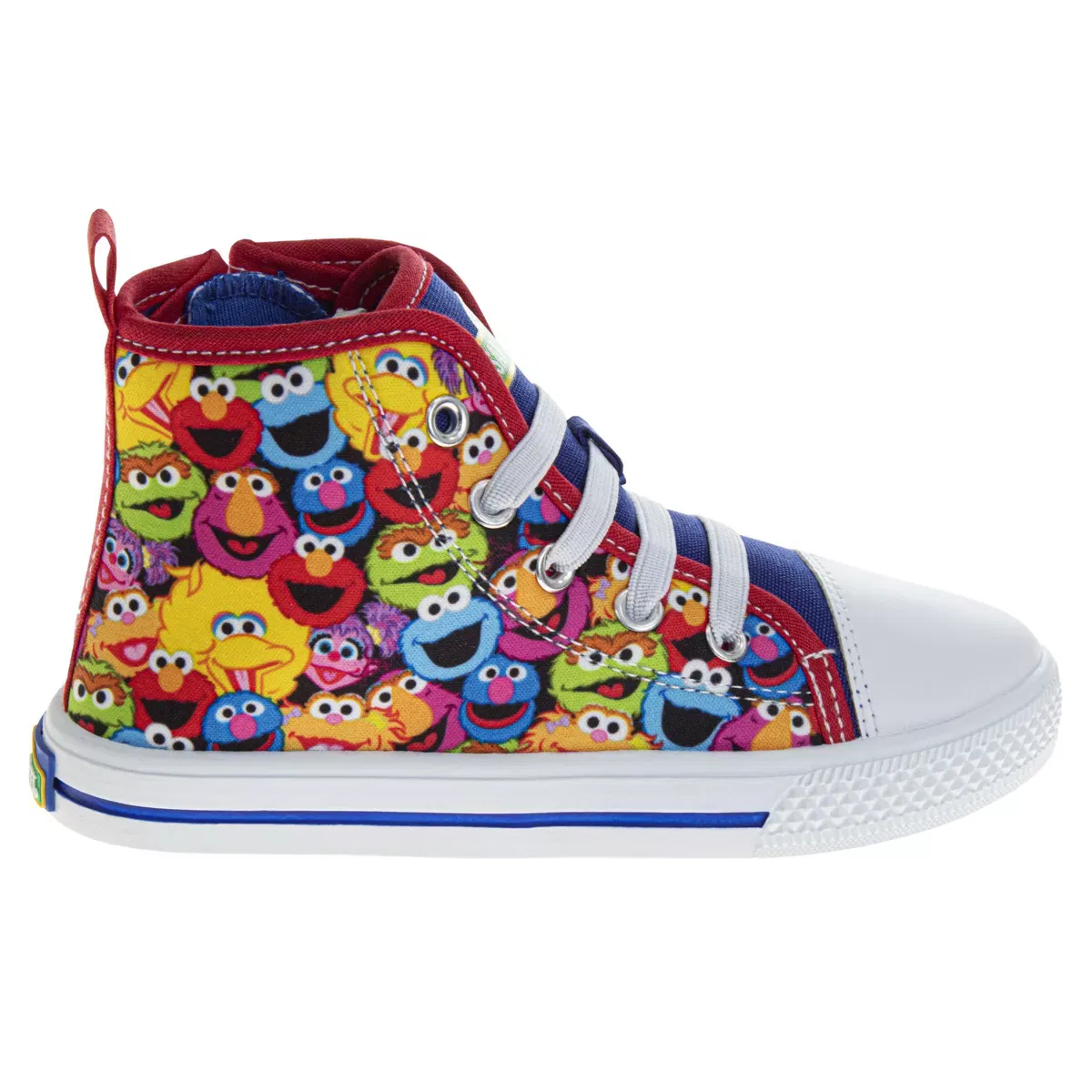 Детские кеды-высокие с принтом All Your Friends Sesame Street, Multi — фото 2