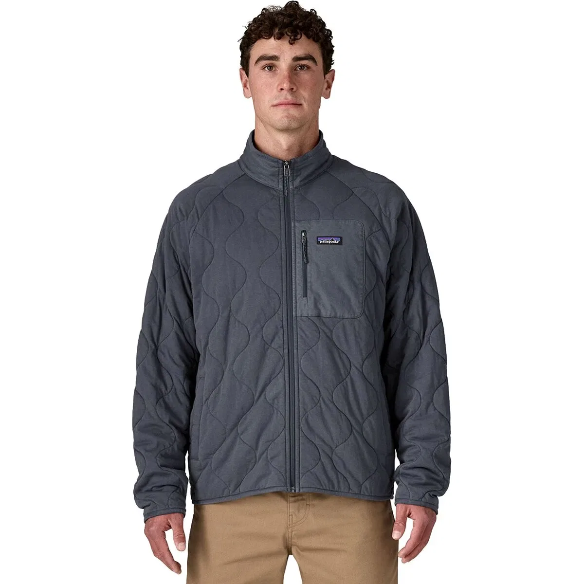Мужская куртка стеганая Patagonia, Smolder Blue