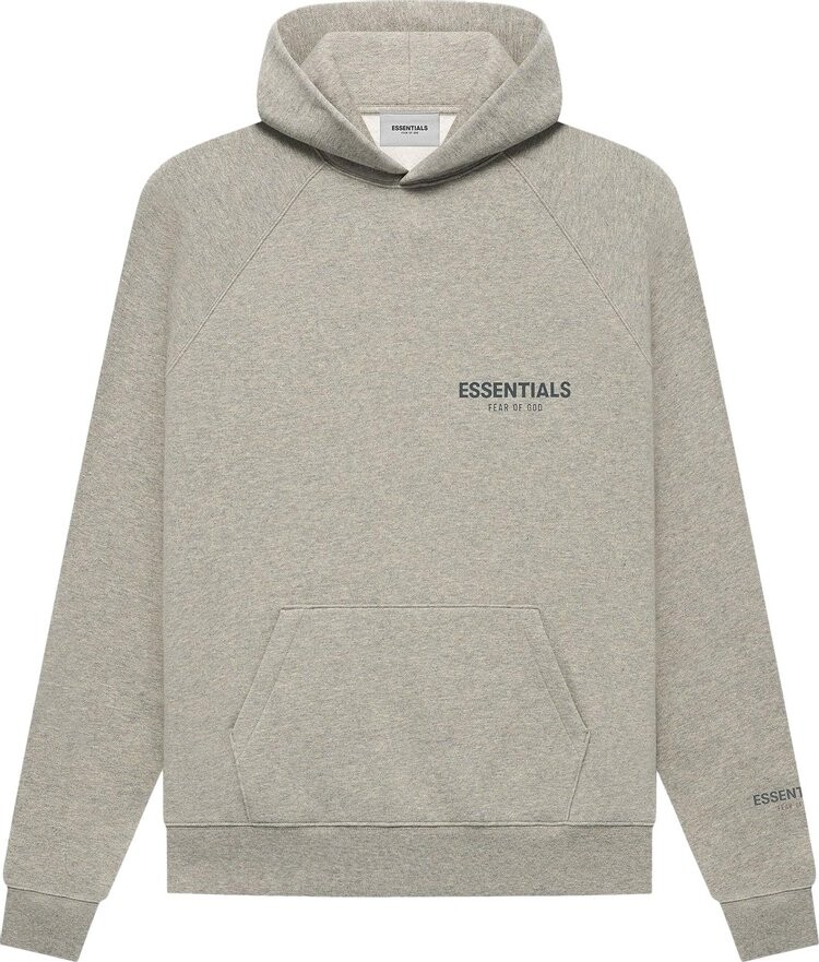 

Худи Fear of God Essentials Hoodie 'Dark Heather Oatmeal', серый