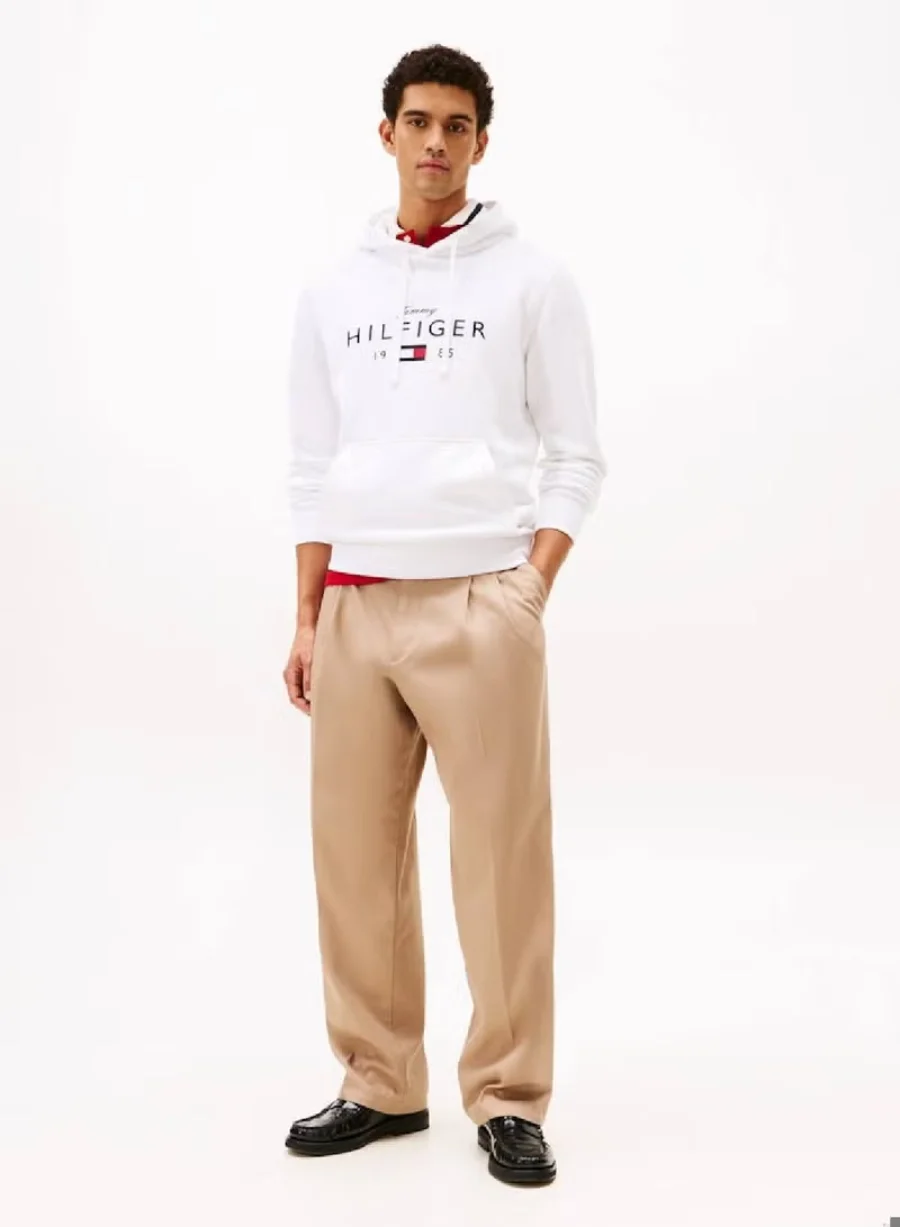 Худи Tommy Hilfiger Logo Graphic Flex, белый — фото 4