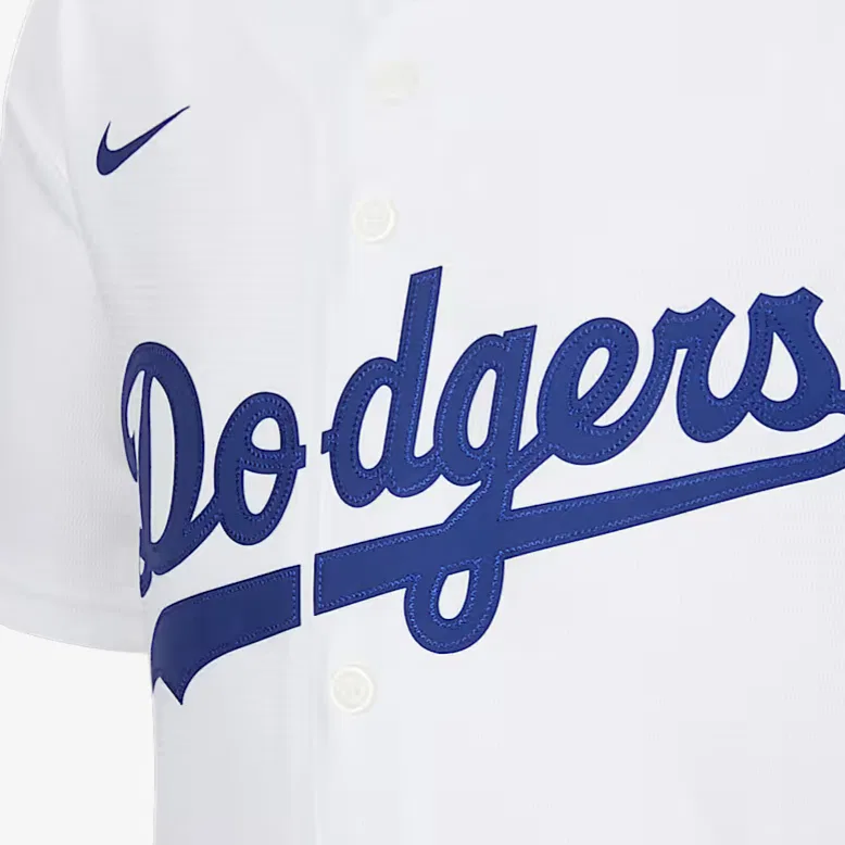 Детская футболка с принтом MLB T Shirt Jersey White Nike, White — фото 4