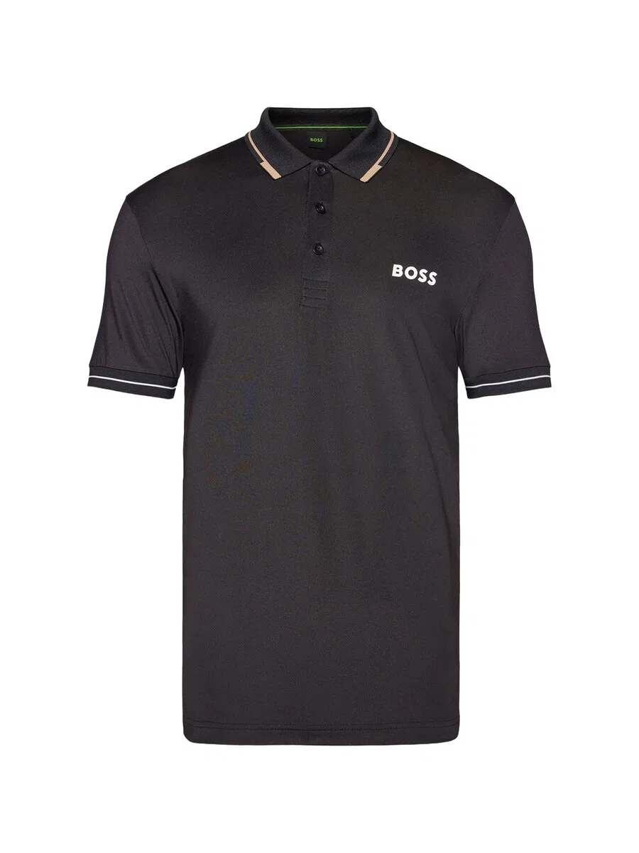 Спортивная футболка BOSS Performance Shirt 'Paul Pro' черного цвета
