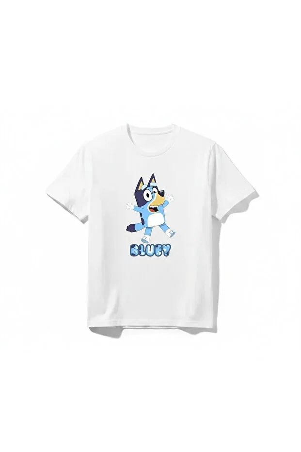 Детская футболка с принтом Bluey Urbantrendstore, White