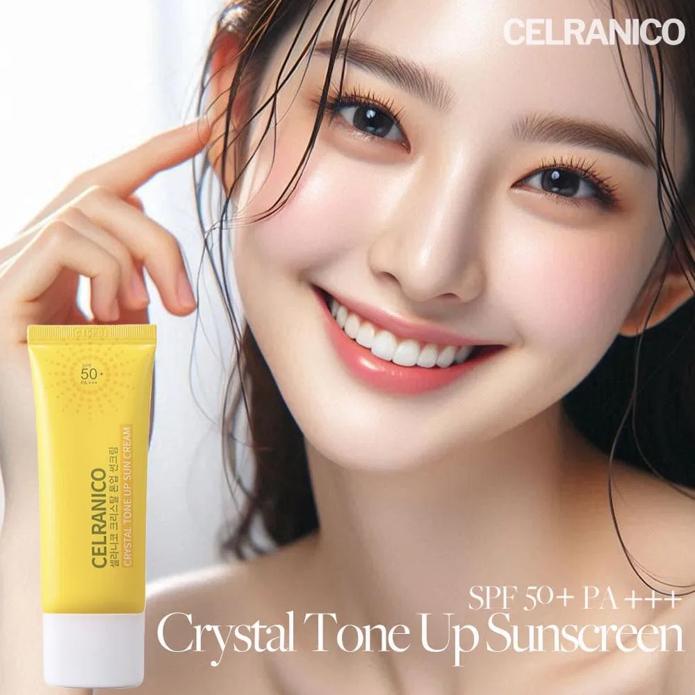 Солнцезащитный крем SPF 50+ PA++++ Celranico Crystal Tone Up 40 мл — фото 2