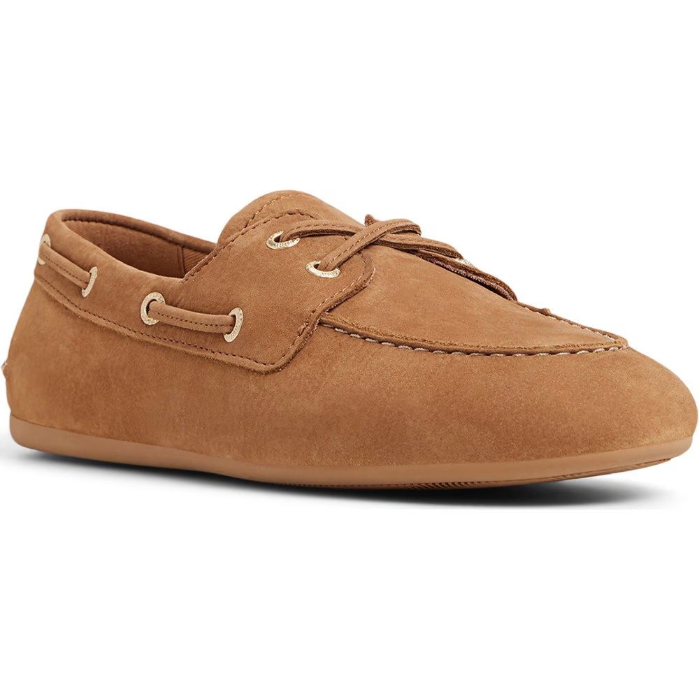 Тонкие кожаные туфли-лодочки Sperry, коричневый