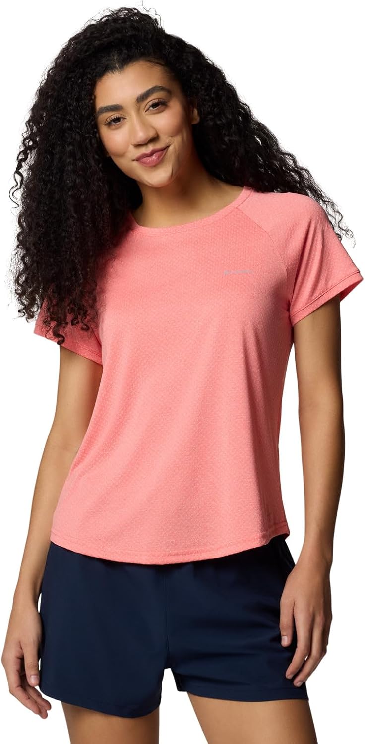 

Columbia Womens Bogata Bay футболка с коротким рукавом, Alpenglow