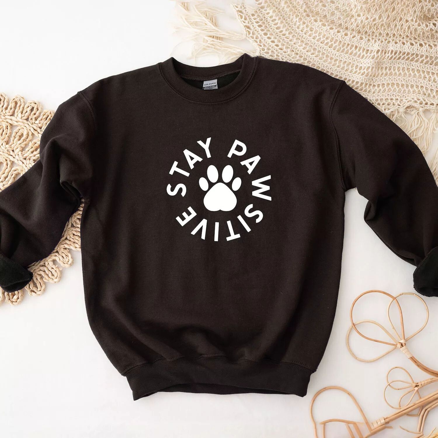

Толстовка Stay Positive Paw Simply Sage Market