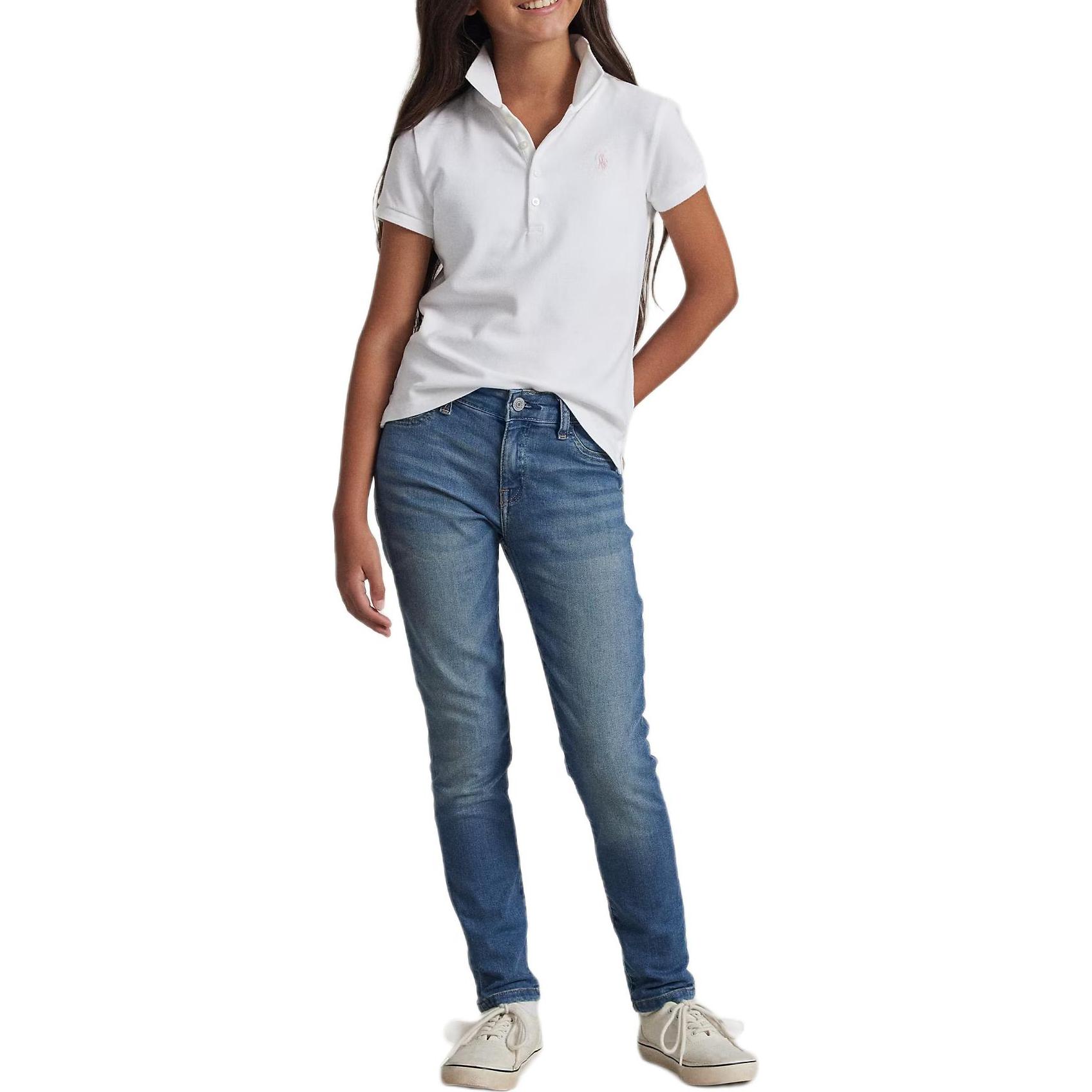 Футболка SS24 белая детская Polo Ralph Lauren — фото 4