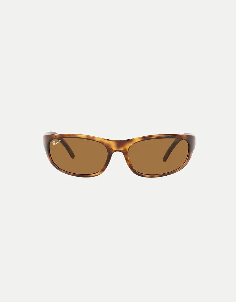 

Солнцезащитные очки Ray-Ban Rb4033 с прямоугольными поляризованными линзами коричневого цвета