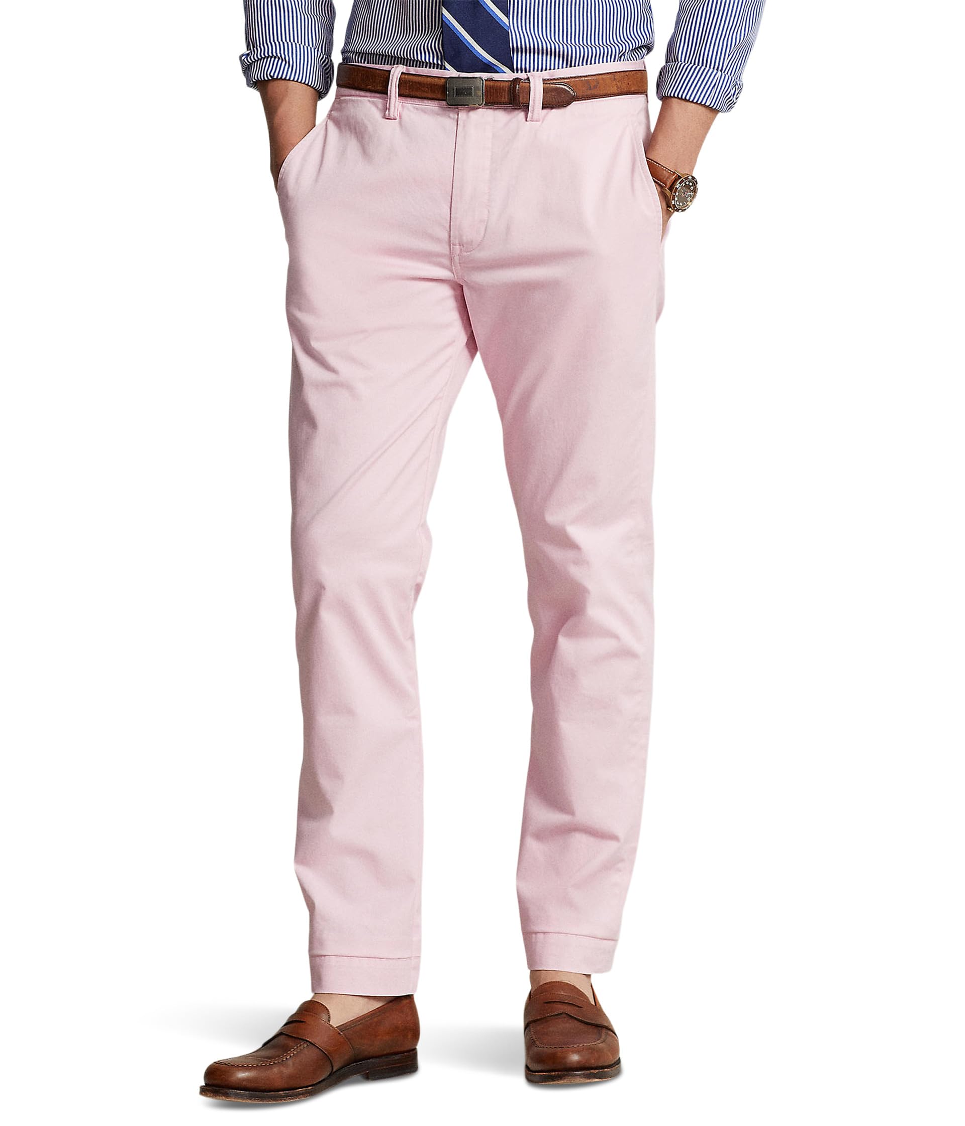 

Брюки Polo Ralph Lauren Stretch Straight Fit Washed Chino Pants, цвет Carmel Pink