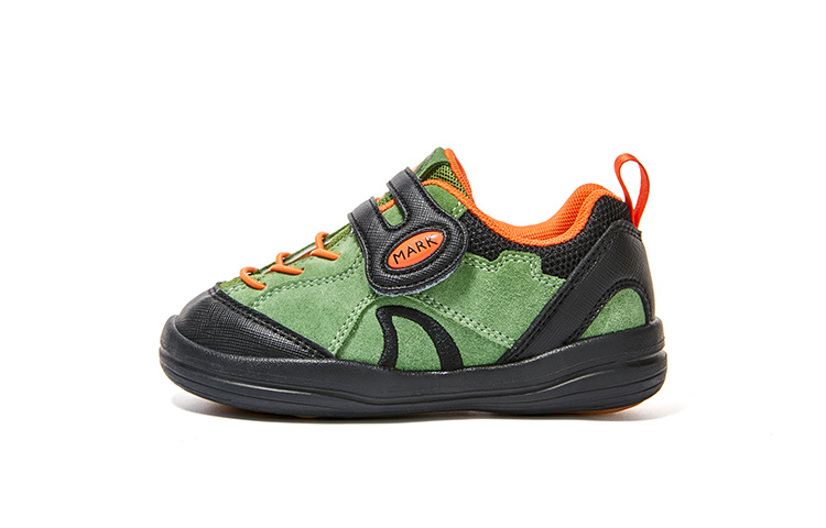 

Низкие детские уличные кроссовки FAIRWHALE, зеленый/оранжевый