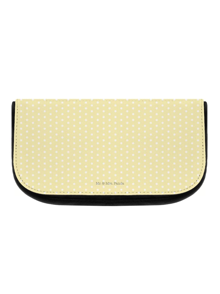 

Mr. & Mrs. Panda Большая косметичка, стандартного размера, без надписи, пастельно-желтого цвета