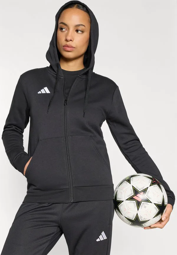 Толстовка entrada26 на молнии Adidas Performance, Black/White — фото 4