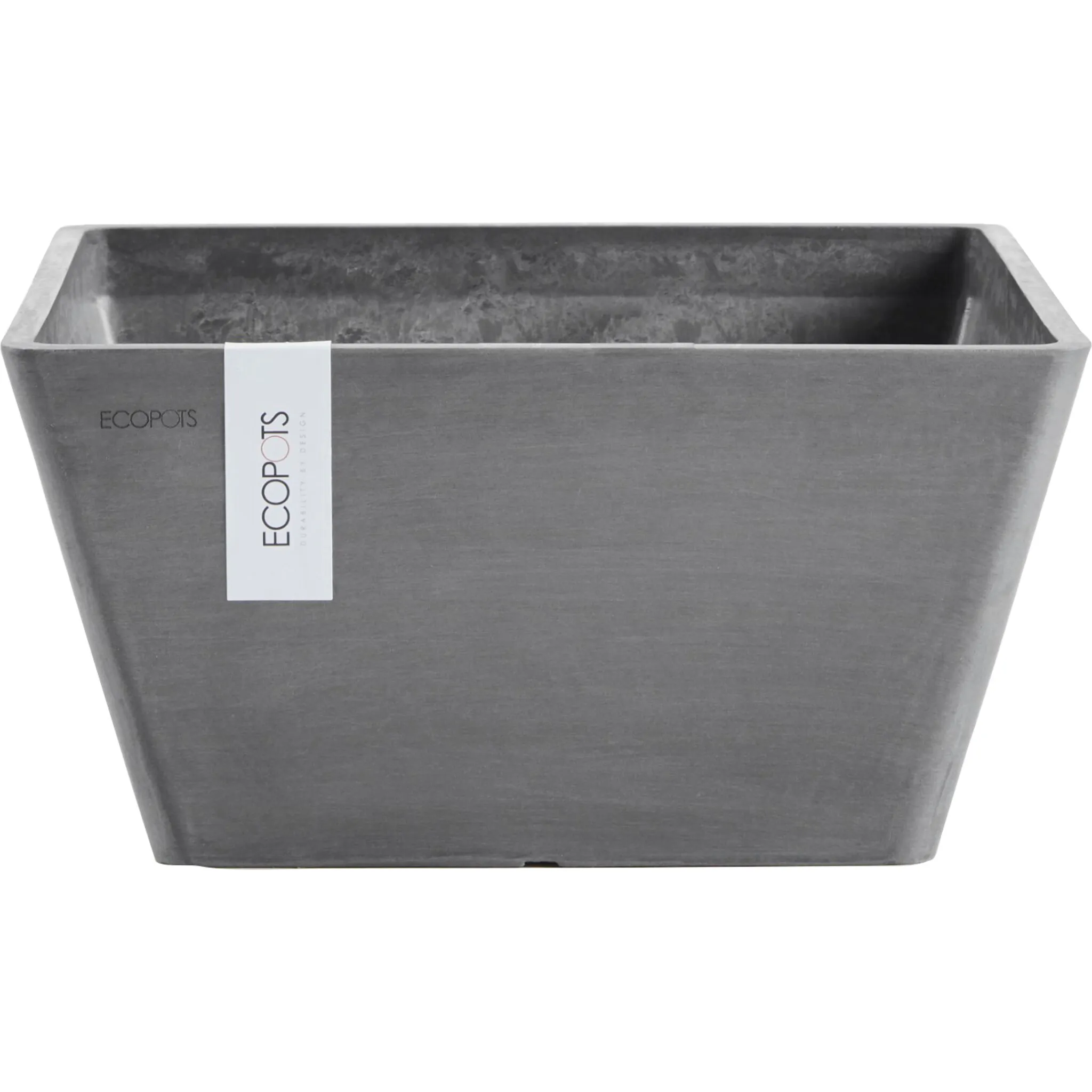 

Цветочный горшок ECOPOTS «BERLIN Grey», ШxГxВ: 31x31x15,5 см, серый