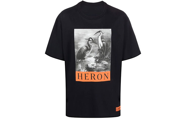 

HERON PRESTON Мужская футболка, Черный