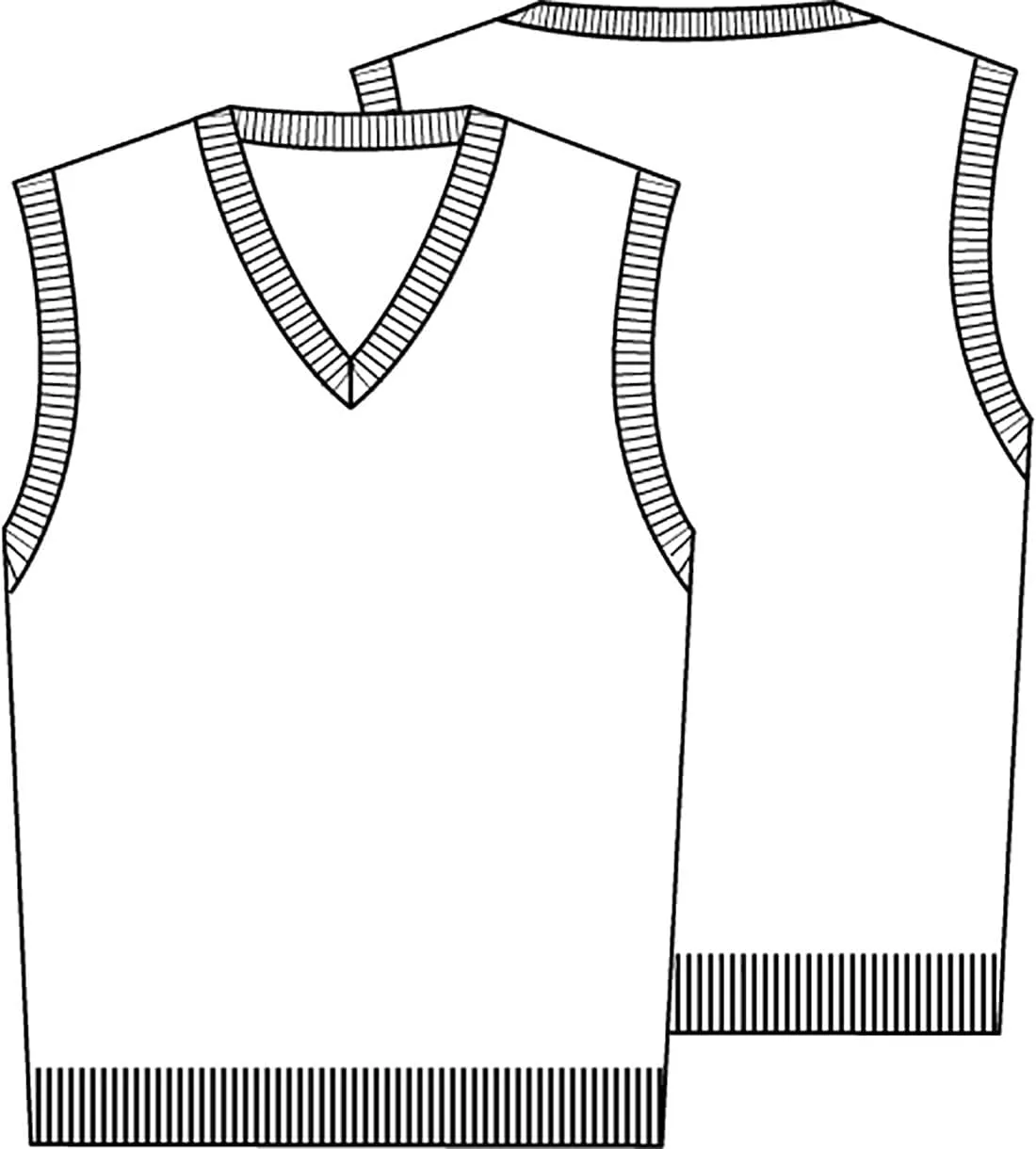Школьная форма для мальчиков. Свитер/жилет Classroom School Uniforms, темно-синий — фото 2