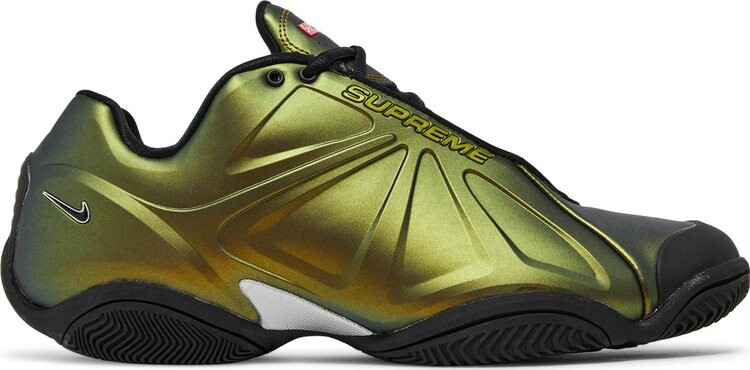 

Кроссовки Supreme x Air Zoom Courtposite 'Metallic Gold', золотой, Коричневый;желтый, Кроссовки Supreme x Air Zoom Courtposite 'Metallic Gold', золотой