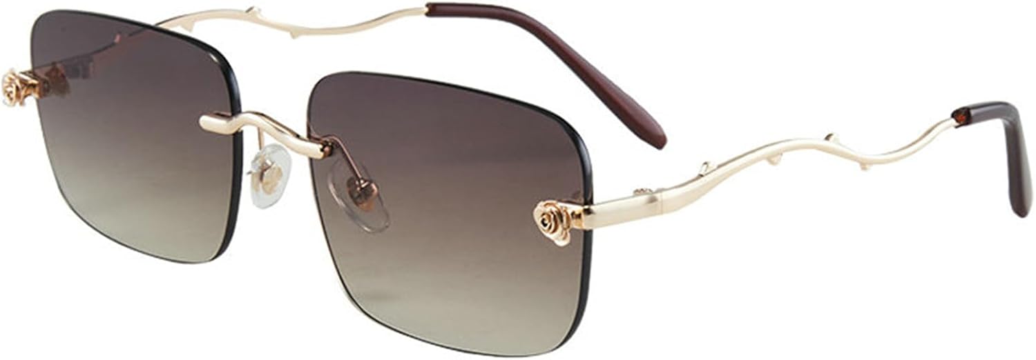 

Солнцезащитные очки Willochra Fashion 90-х годов, квадратной формы, без оправы, для мужчин и женщин, винтажные узкие солнцезащитные очки, Y2k, очки с защитой от УФ-излучения UV400, C2