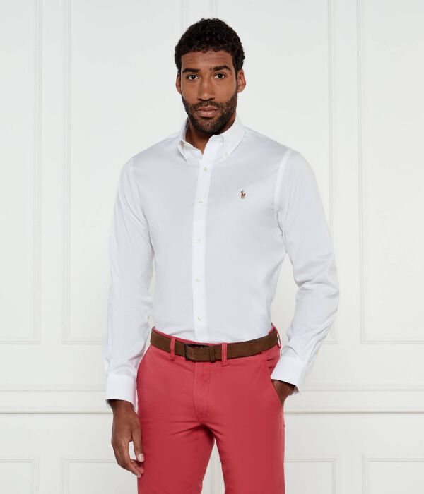 

Рубашка мужская Polo Ralph Lauren классического кроя, белый
