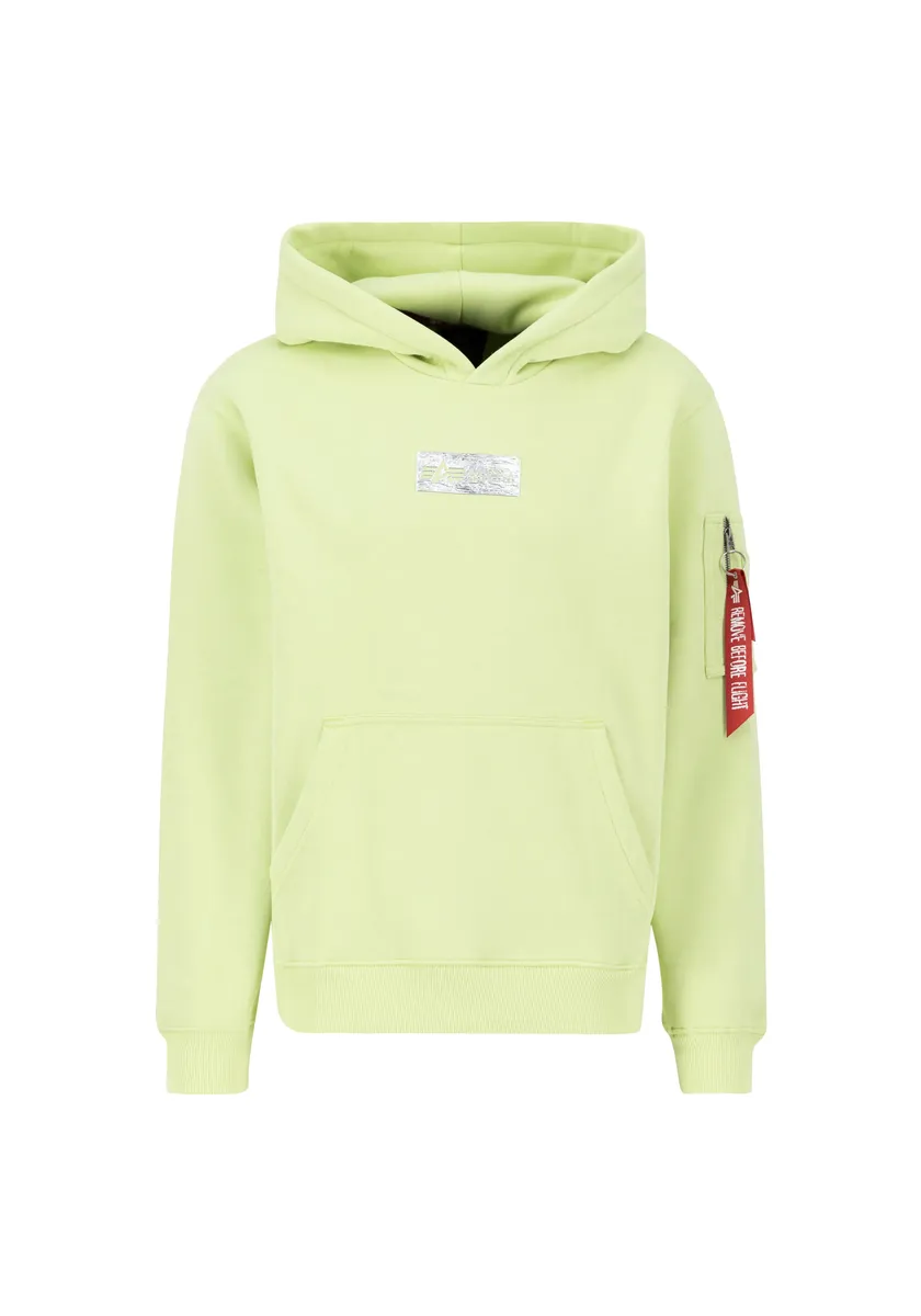 

Толстовка Alpha Industries " Alpha Industries Мужчины - Толстовки с металлической пластиной Толстовка ", цвет Arctic Lime