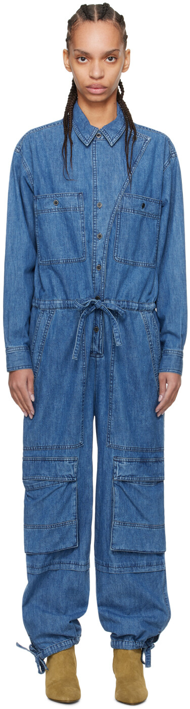 

Синий комбинезон Idany Isabel Marant Etoile