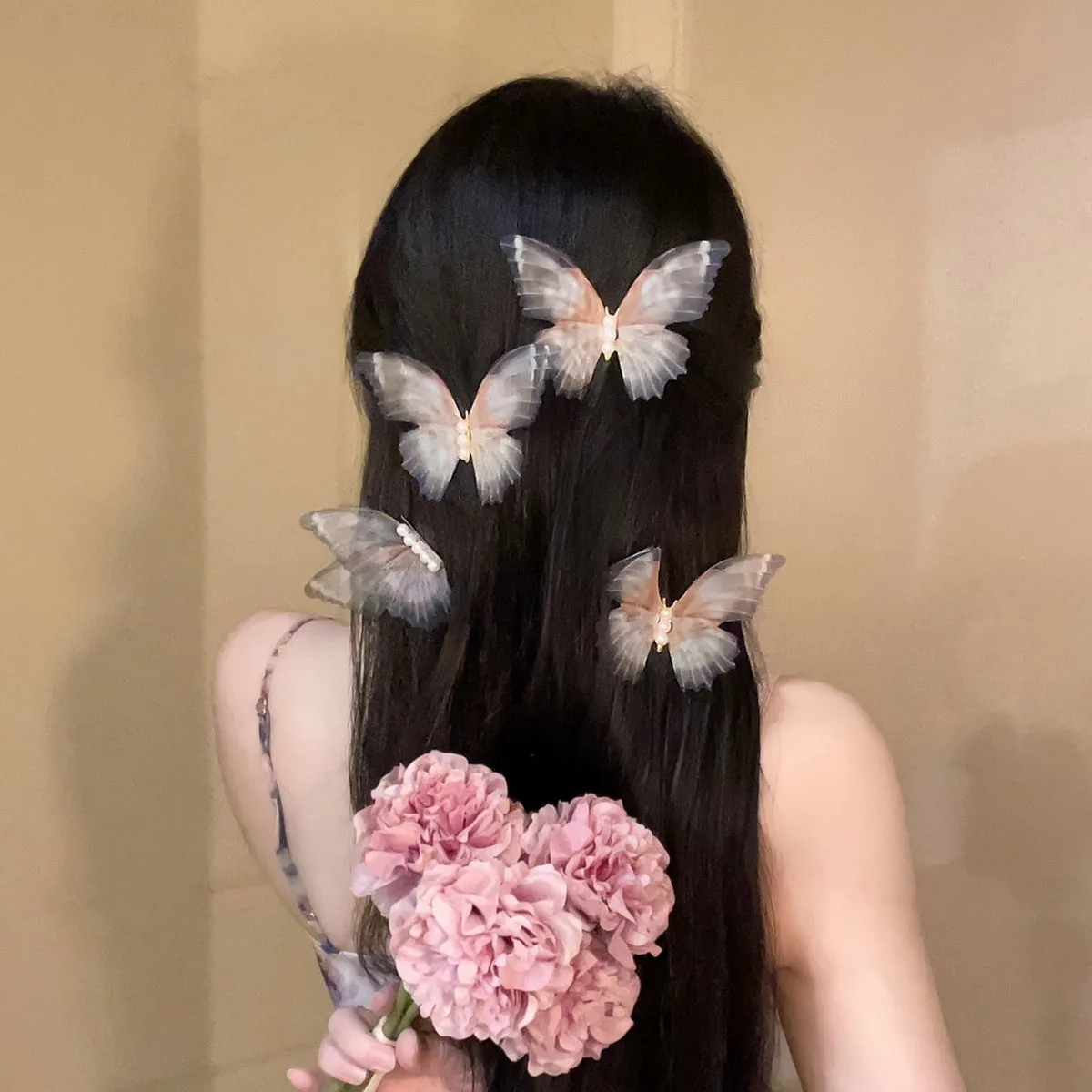 Женские заколки для волос CMFY, Multicolor Butterfly Hair Clip — фото 4