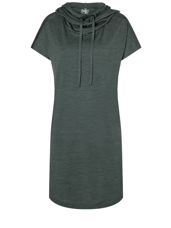 

Длинное платье supernatural Merino W FUNNEL, цвет graugrün